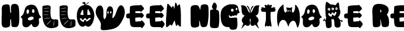 Halloween Nightmare Regular font