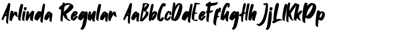 Arlinda Regular font