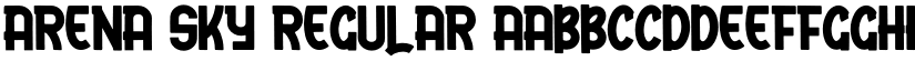 Arena Sky Regular font