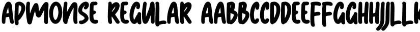 Apmonse Regular font