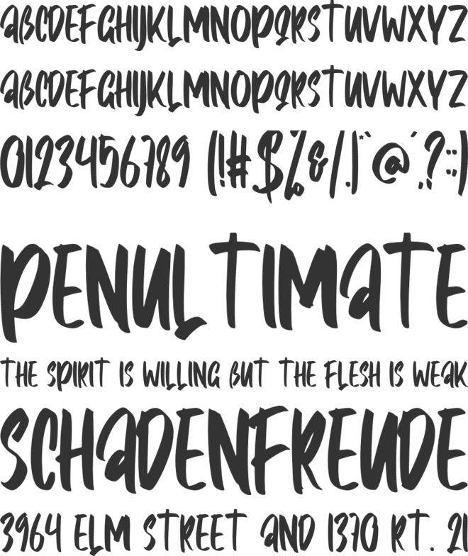 Annice font preview