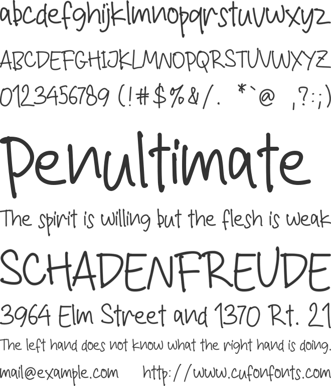 Goodboys - Personal Use font preview