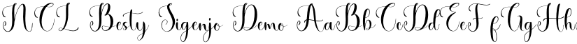 NCL Besty Sigenjo Demo font