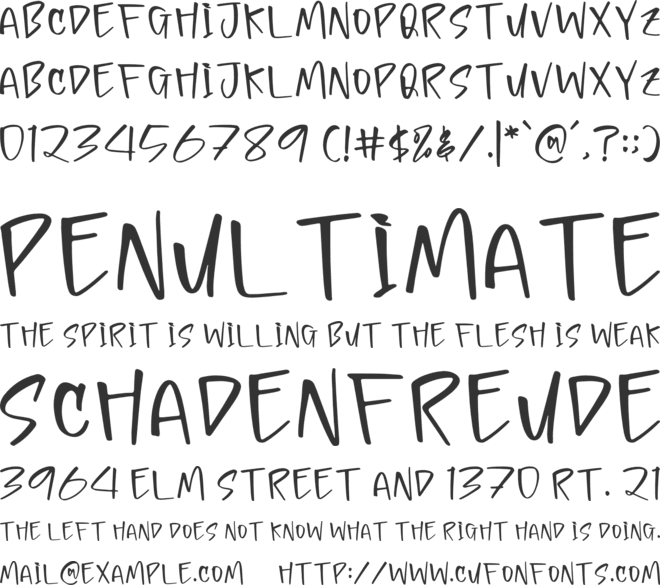 Honey Newton font preview