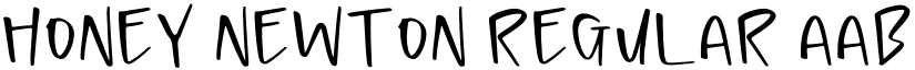 Honey Newton Regular font