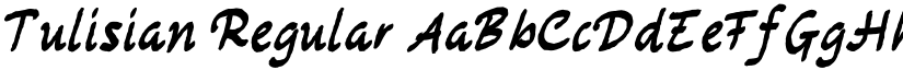 Tulisian font download