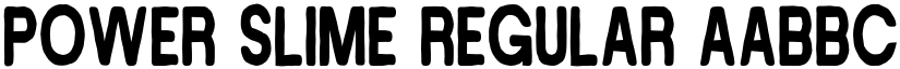 Power Slime Regular font