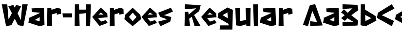War-Heroes font download