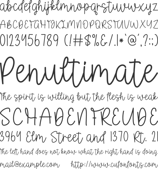 Blow  Glow font preview