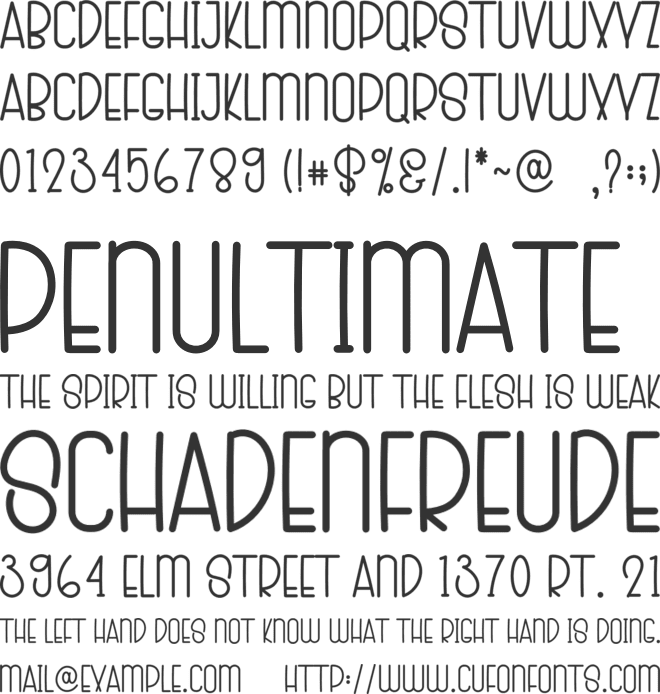 Home Charm font preview