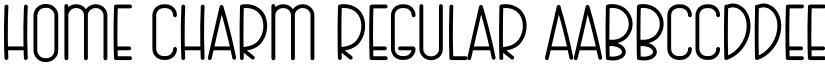 Home Charm Regular font