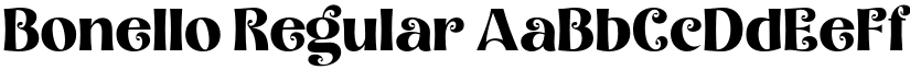 Bonello Regular font