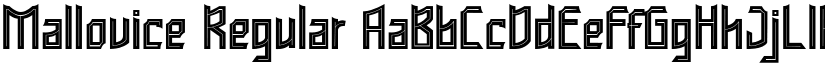 Mallovice font download