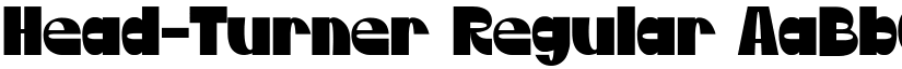 Head-Turner Regular font