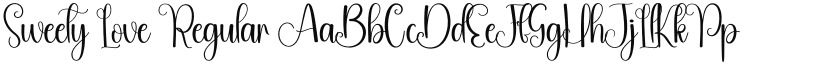 Sweety Love font download