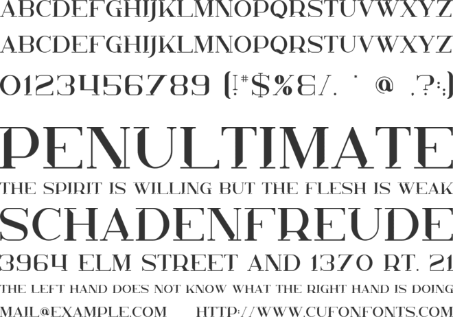 Elliana font preview