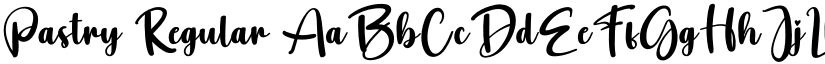 Pastry Regular font