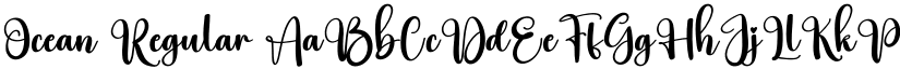 Ocean Regular font