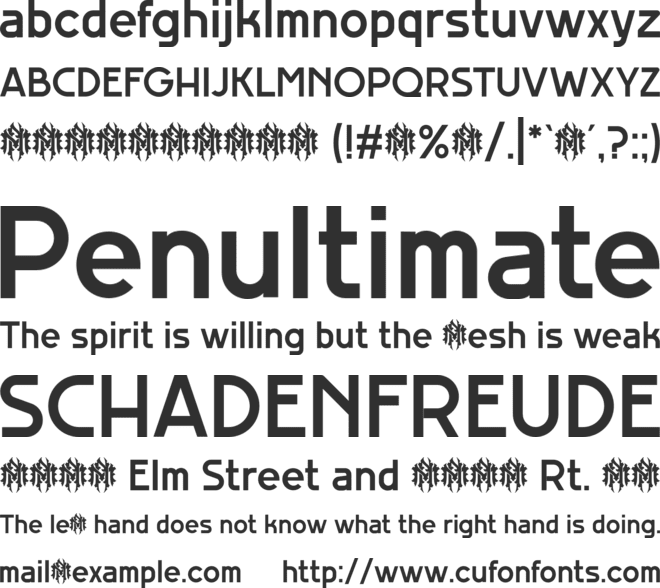 MN Grissee Personal Use font preview