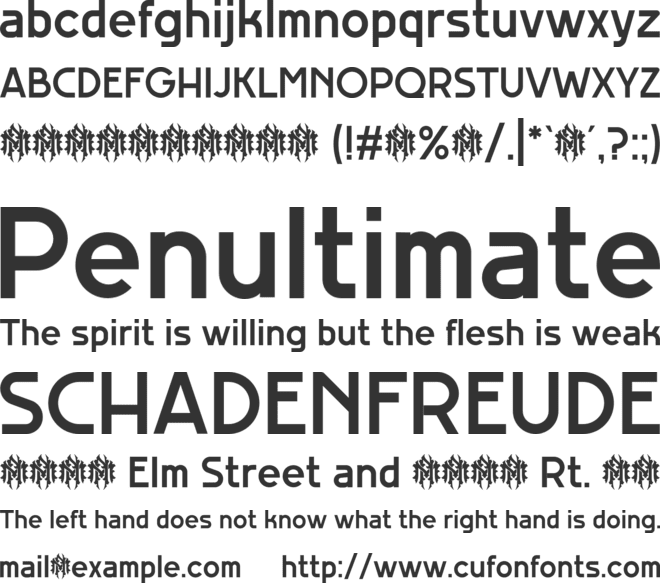 MN Grissee Personal Use font preview