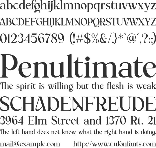 A Day That Feels Better font preview