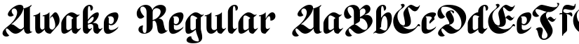 Awake font download
