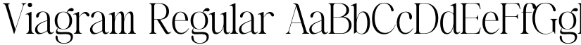 Viagram Regular font