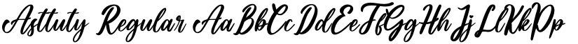 Asttuty Regular font