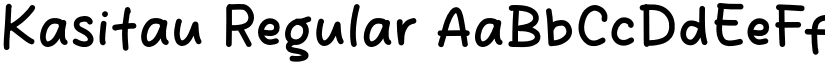 Kasitau Regular font