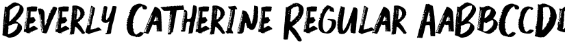 Beverly Catherine Regular font