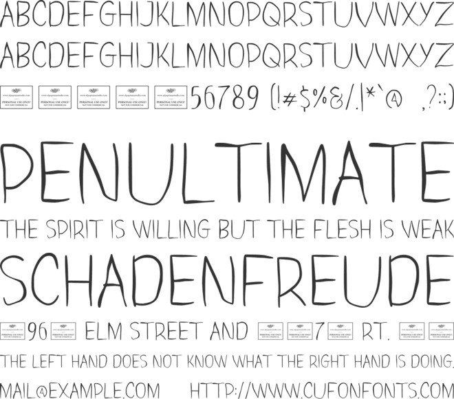 Blood Moon font preview