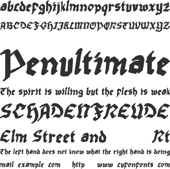 With Christmas Personal font preview