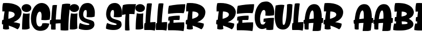 Richis Stiller Regular font