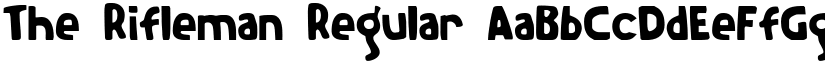 The Rifleman Regular font