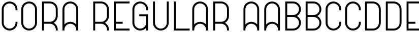 Cora Regular font