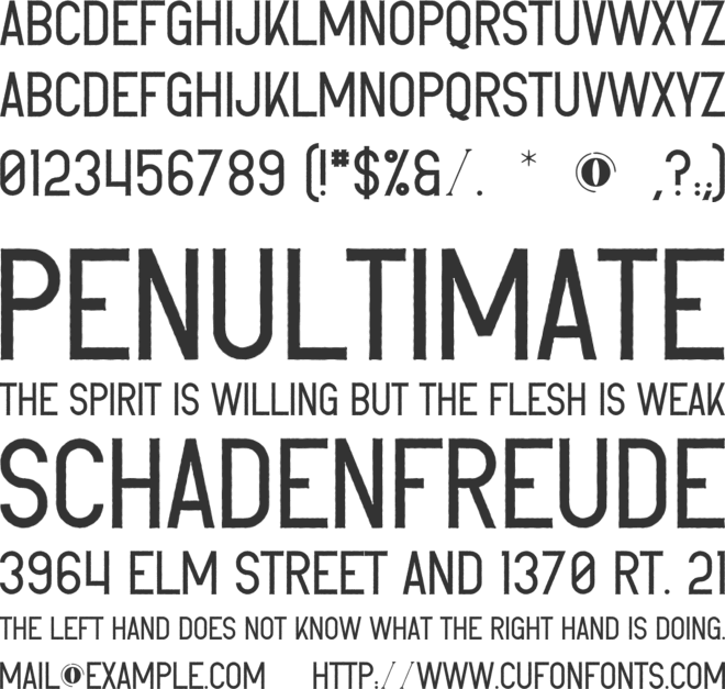 Birdie font preview