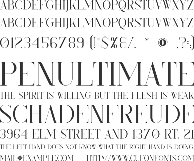 Annalise font preview