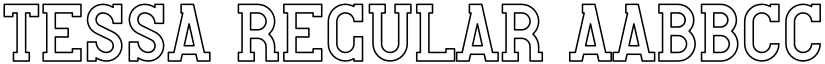 Tessa Regular font