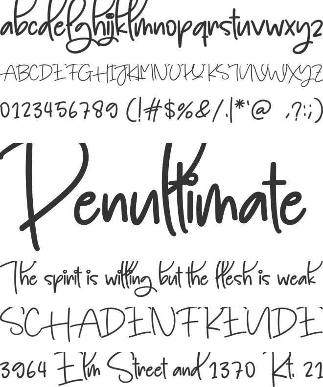 Tour To Amsterdam font preview