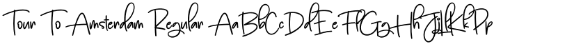 Tour To Amsterdam Regular font