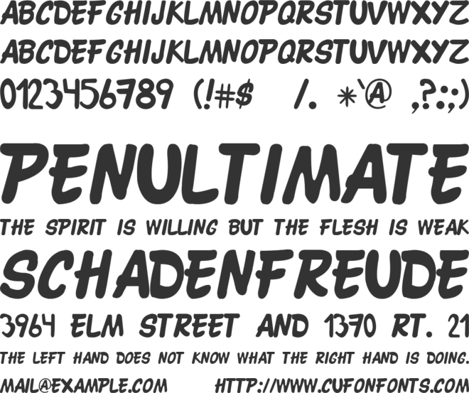 Patronato 21 font preview