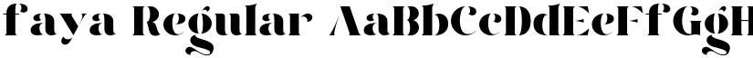 faya font download