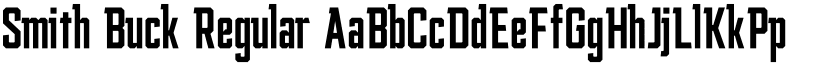 Smith Buck Regular font