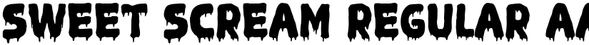 Sweet Scream Regular font
