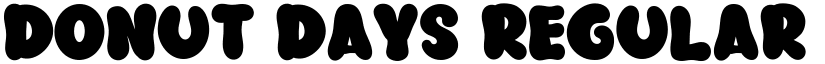 Donut Days Regular font