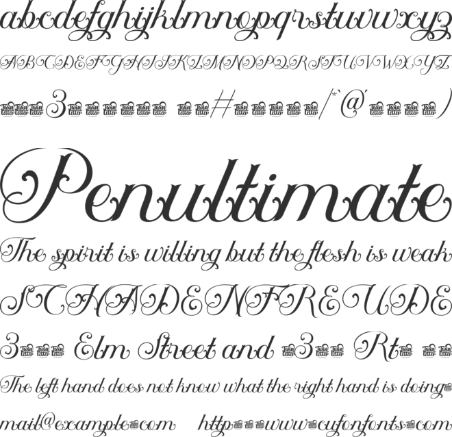 Auntha Clear Trial font preview