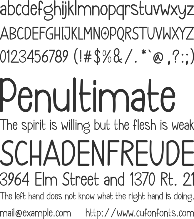 FLOWERY - Personal Use font preview