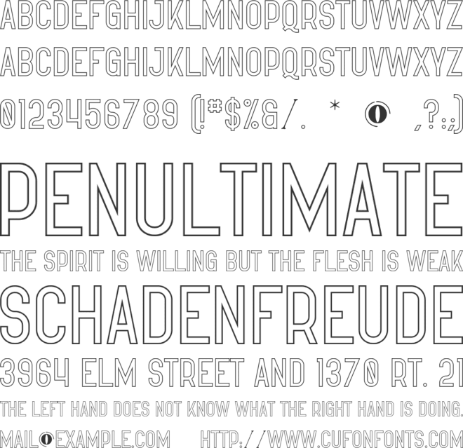 Lupita font preview