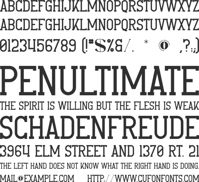 Ivey font preview