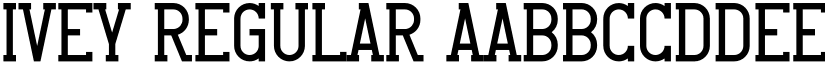 Ivey Regular font